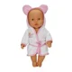 Papusa bebelus Dollz n More Bebelou Bath Time, 35 cm