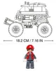 Конструктор Sluban Monster Truck с инерцией, 261 эл. foto