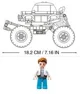 Constructor Sluban Monster Truck cu inertie Verde, 264 el. foto