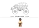 Конструктор Sluban Monster Truck с инерцией, 252 эл.
