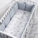 Защита для детской кроватки Perina Soft Cotton Голубой foto
