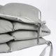 Защита для детской кроватки Perina Soft Cotton Серо-оливковый foto