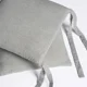 Защита для детской кроватки Perina Soft Cotton Серо-оливковый foto