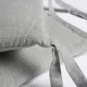 Protectie pentru patut Perina Soft Cotton Gri/Oliva foto