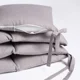 Защита для детской кроватки Perina Soft Cotton Серо-лиловый foto