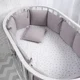 Защита для детской кроватки Perina Soft Cotton Серо-лиловый foto