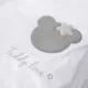 Lenjerie de pat pentru copii Perina Teddy Love Gri/Oliva foto