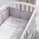 Lenjerie de pat pentru copii Perina Toys Sateen Collection Gri foto