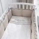 Lenjerie de pat pentru copii Perina Toys Sateen Collection Bej foto