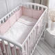 Lenjerie de pat pentru copii Perina Toys Sateen Collection Roz foto