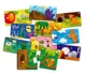 Joc-Puzzle educativ dublu A cui e casa? Far Far Land