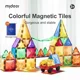 Set magnetic de constructie Mideer multicolor, 100 piese