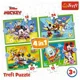 Puzzle 4 in 1 Trefl Mickey Mouse si prietenii, 71 el. foto