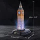 Puzzle 3D CubicFun Big Ben cu iluminare LED, 32 el.