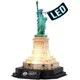 Puzzle 3D CubicFun Statuia Libertatii cu iluminare LED, 79 el.