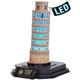 Puzzle 3D CubicFun Turnul din Pisa cu iluminare LED, 42 el.