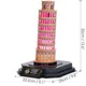 Puzzle 3D CubicFun Turnul din Pisa cu iluminare LED, 42 el.