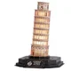 Puzzle 3D CubicFun Turnul din Pisa cu iluminare LED, 42 el.