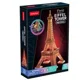 Puzzle 3D CubicFun Turnul Eiffel cu iluminare LED, 51 el.