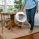 Scaun de masa si booster Ity by Ingenuity My Spot Easy-Clean Oat
