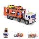 Masina cu inertie Wenyi Auto Transport Trailer Truck, 1:16 foto