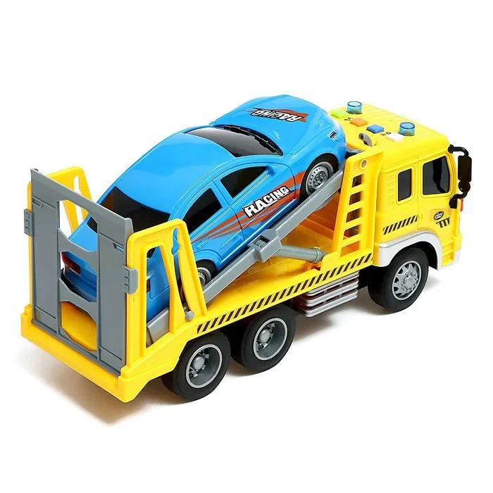 Transportor auto cu masina Wenyi, 1:16 foto