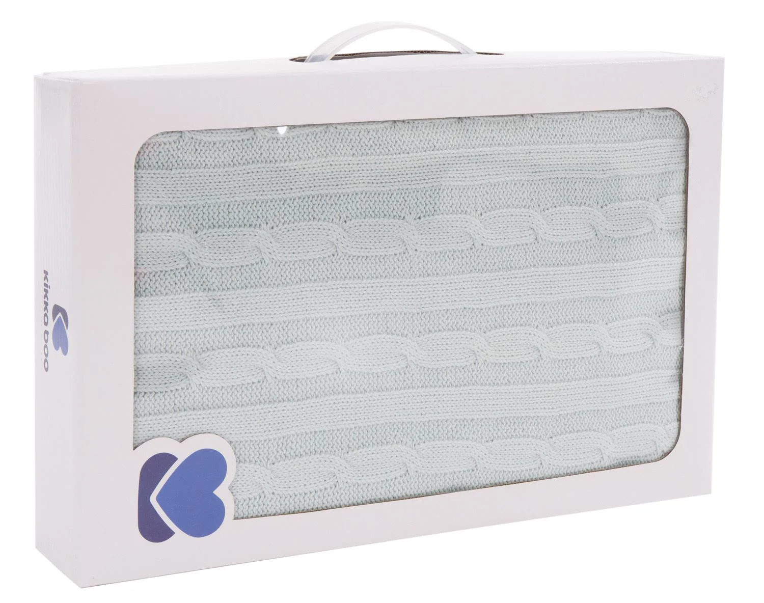 Вязаное одеяло KikkaBoo Mint