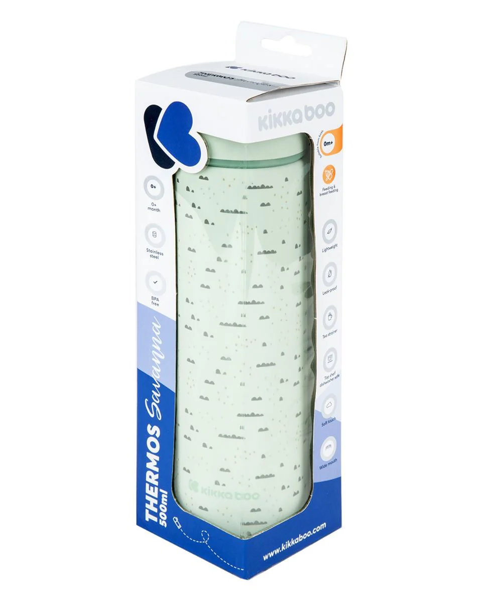 Termos KikkaBoo Savanna Mint, 500 ml