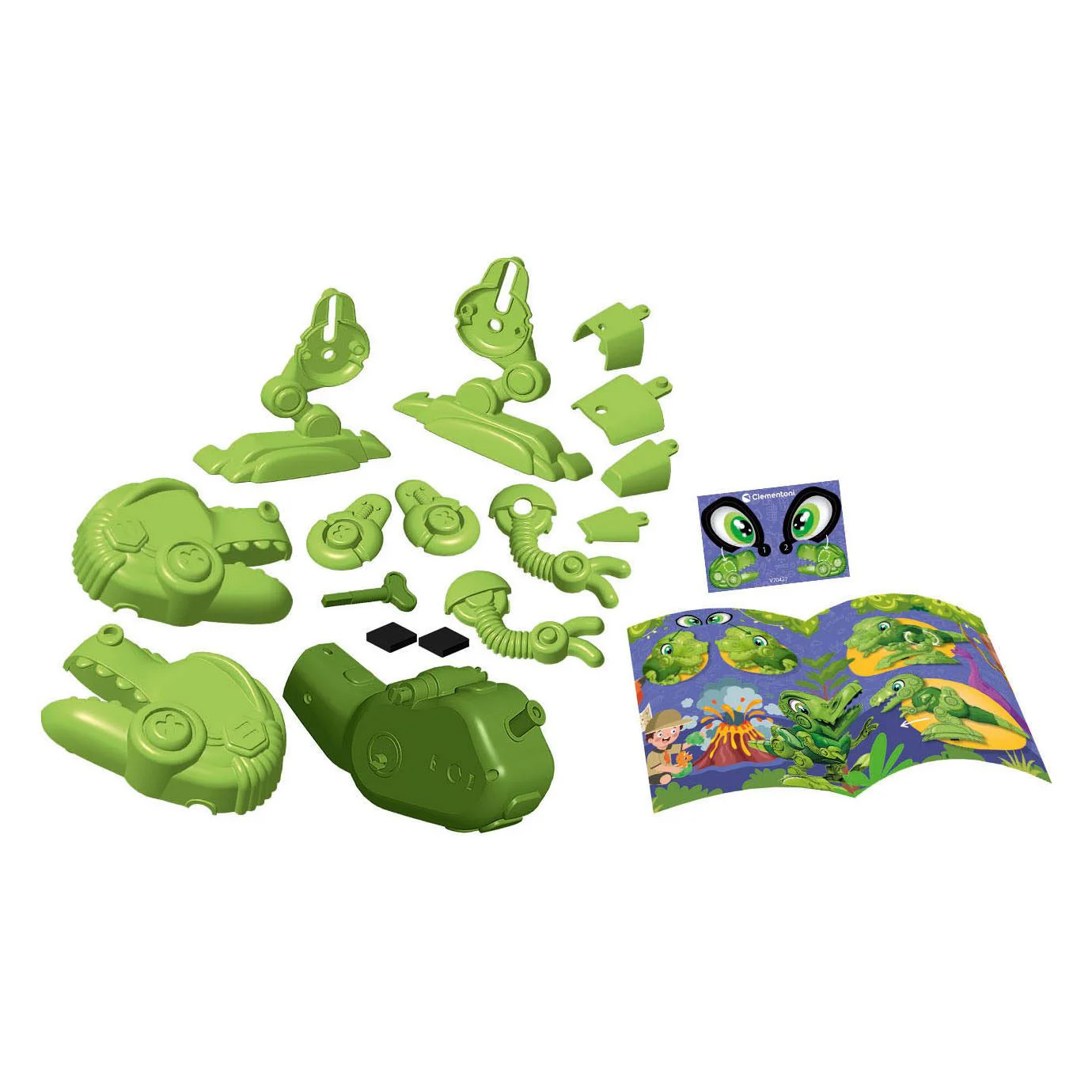 Set de constructie Clementoni Dinozaurul T-Rex