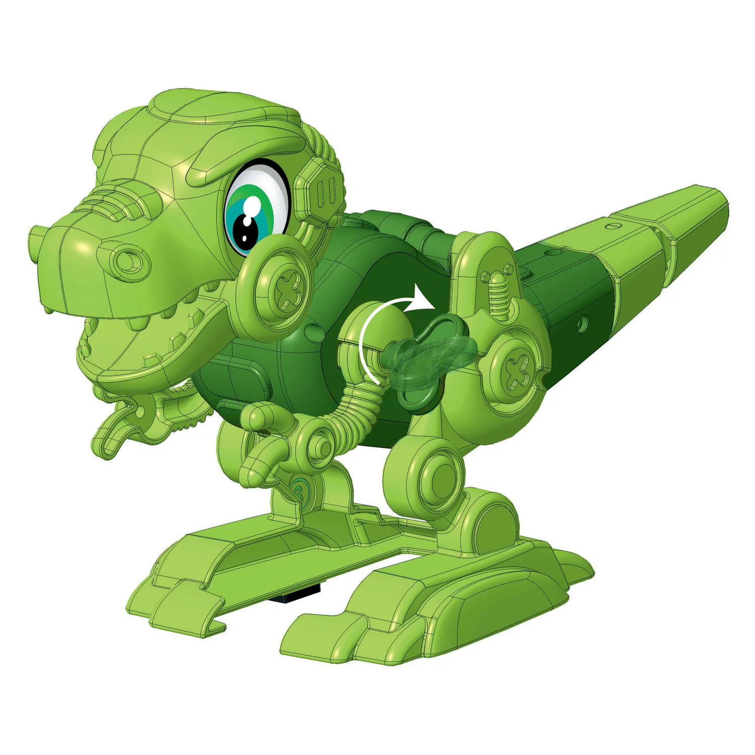 Set de constructie Clementoni Dinozaurul T-Rex