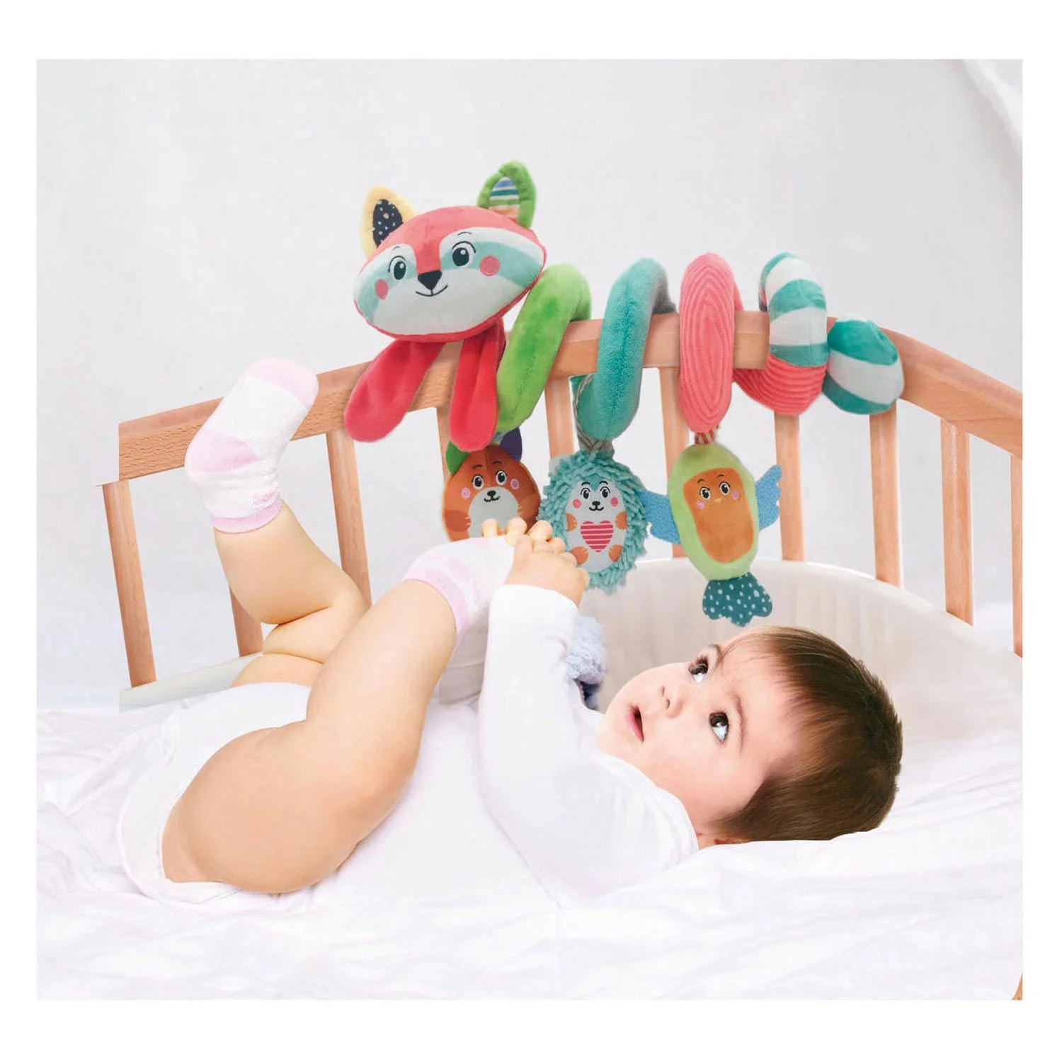 Мягкая игрушка Baby Clementoni Спираль с животными foto