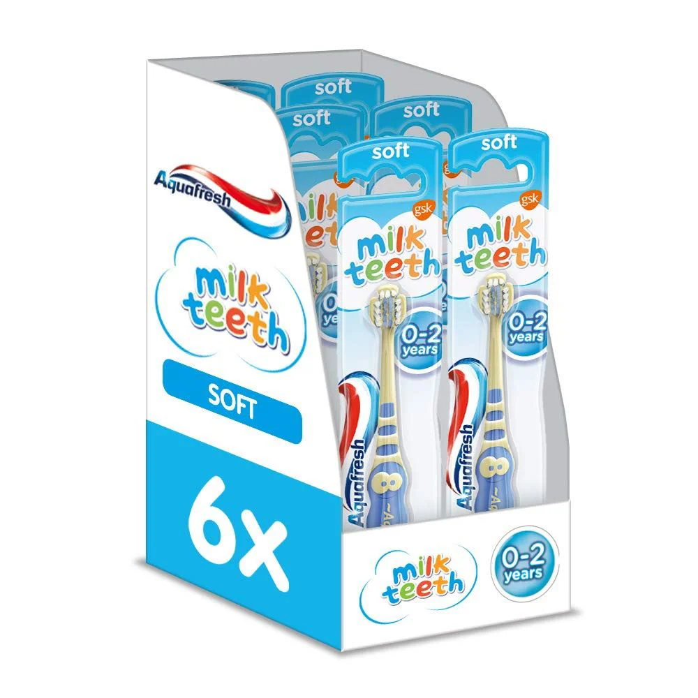 Зубная щетка Aquafresh Milk Teeth Soft (0-2 года)