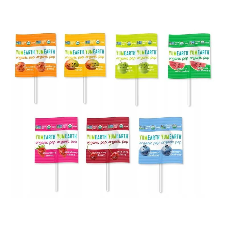 Фруктовый леденец Yumearth Organic Pops