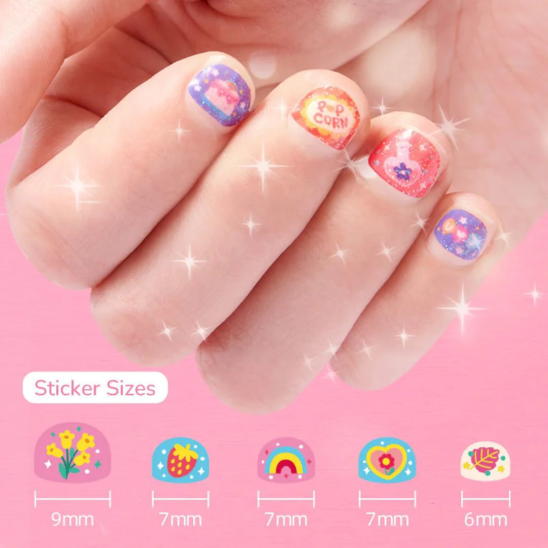 Зеркало Mideer Flower Princess и наклейки для ногтей foto