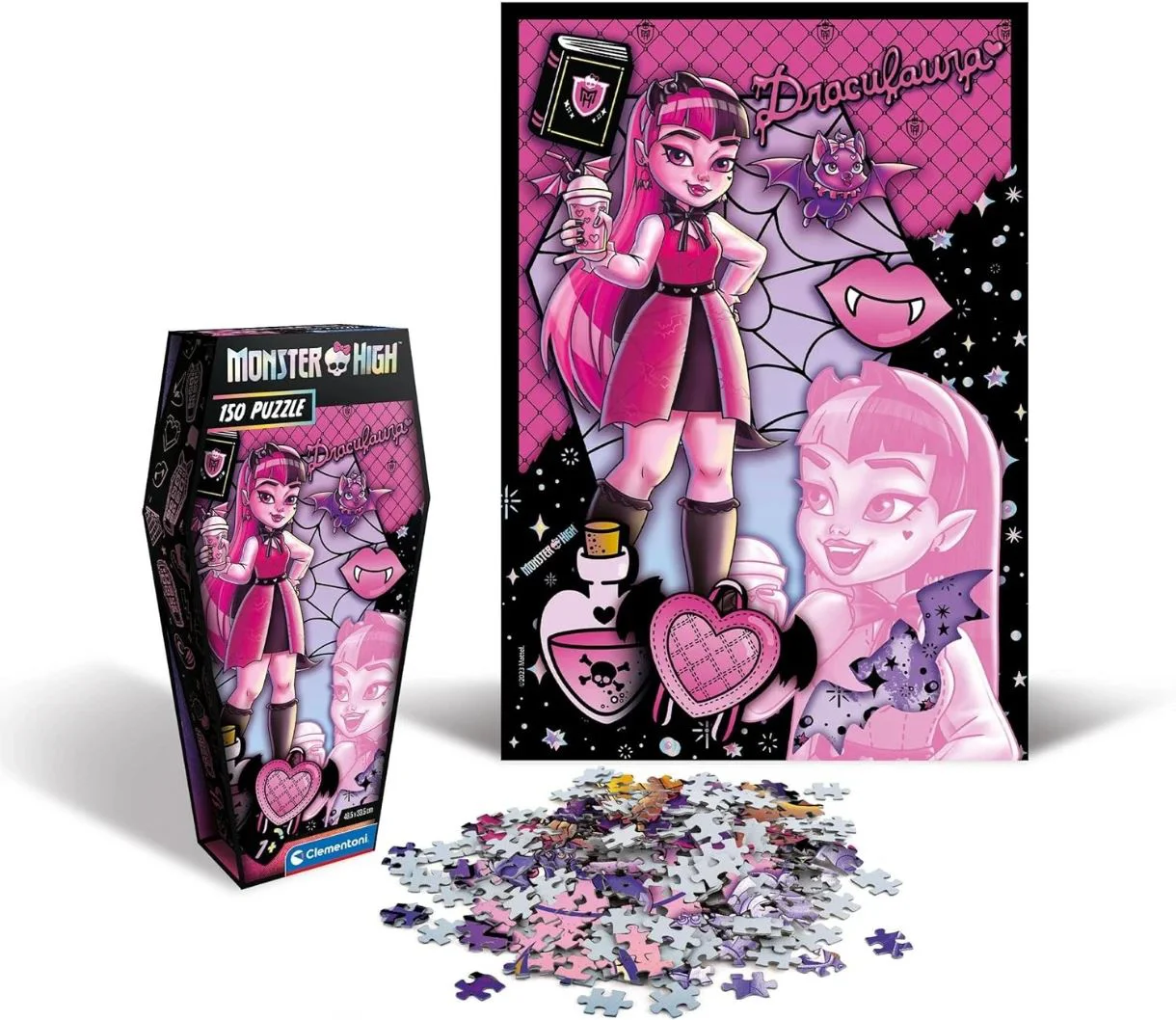 Puzzle Clementoni Monster High Draculaura, 150 piese foto