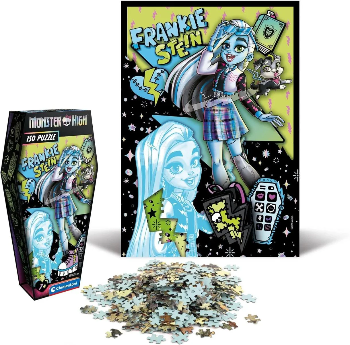 Puzzle Clementoni Monster High Frankie Stein, 150 piese foto