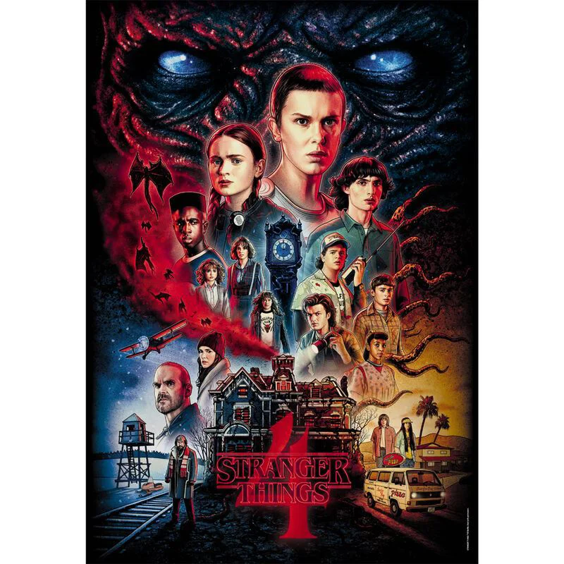 Puzzle Clementoni Stranger Things 4, 1000 piese foto