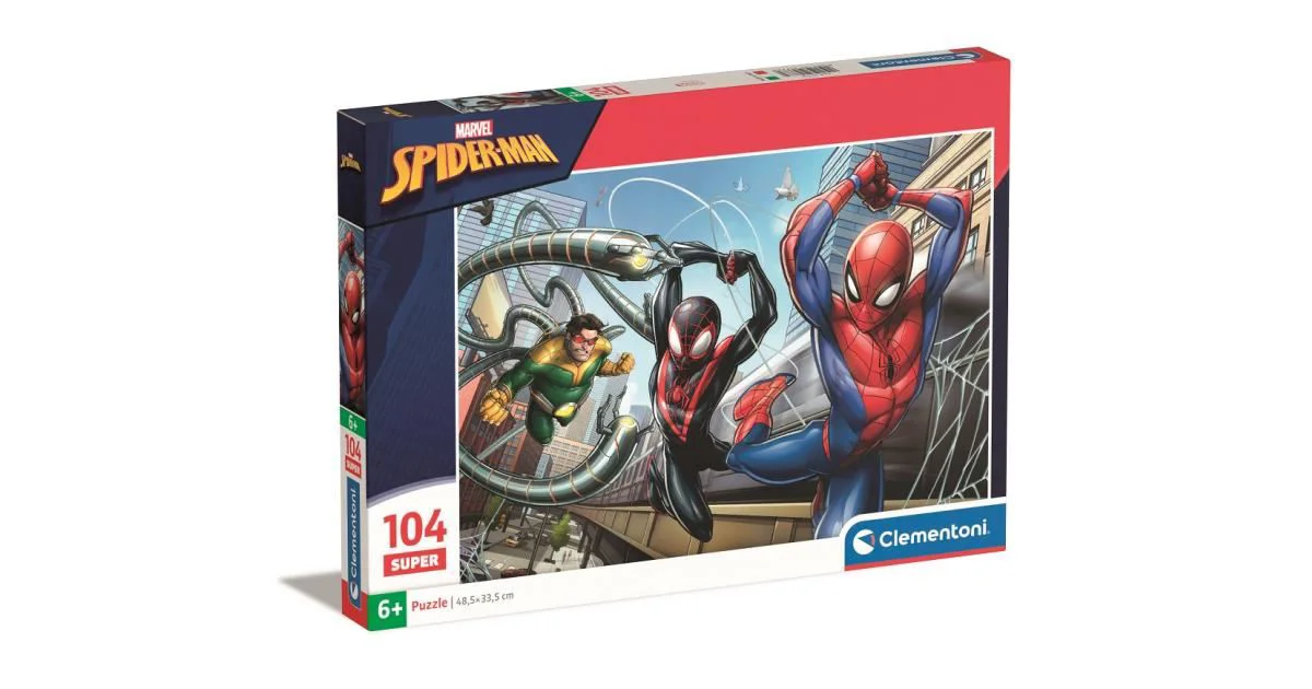 Puzzle Clementoni SuperColor Spider Man, 104 piese foto