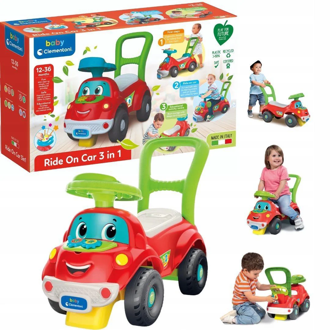 Tolocar Clementoni Ride On 3 in 1 Walking Car foto