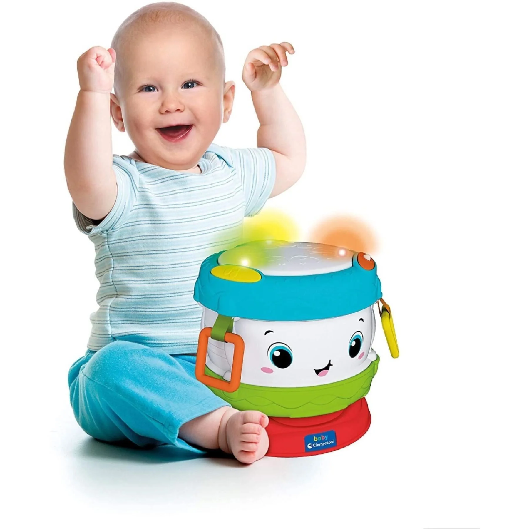 Интерактивный барабан Baby Clementoni Baby Drum