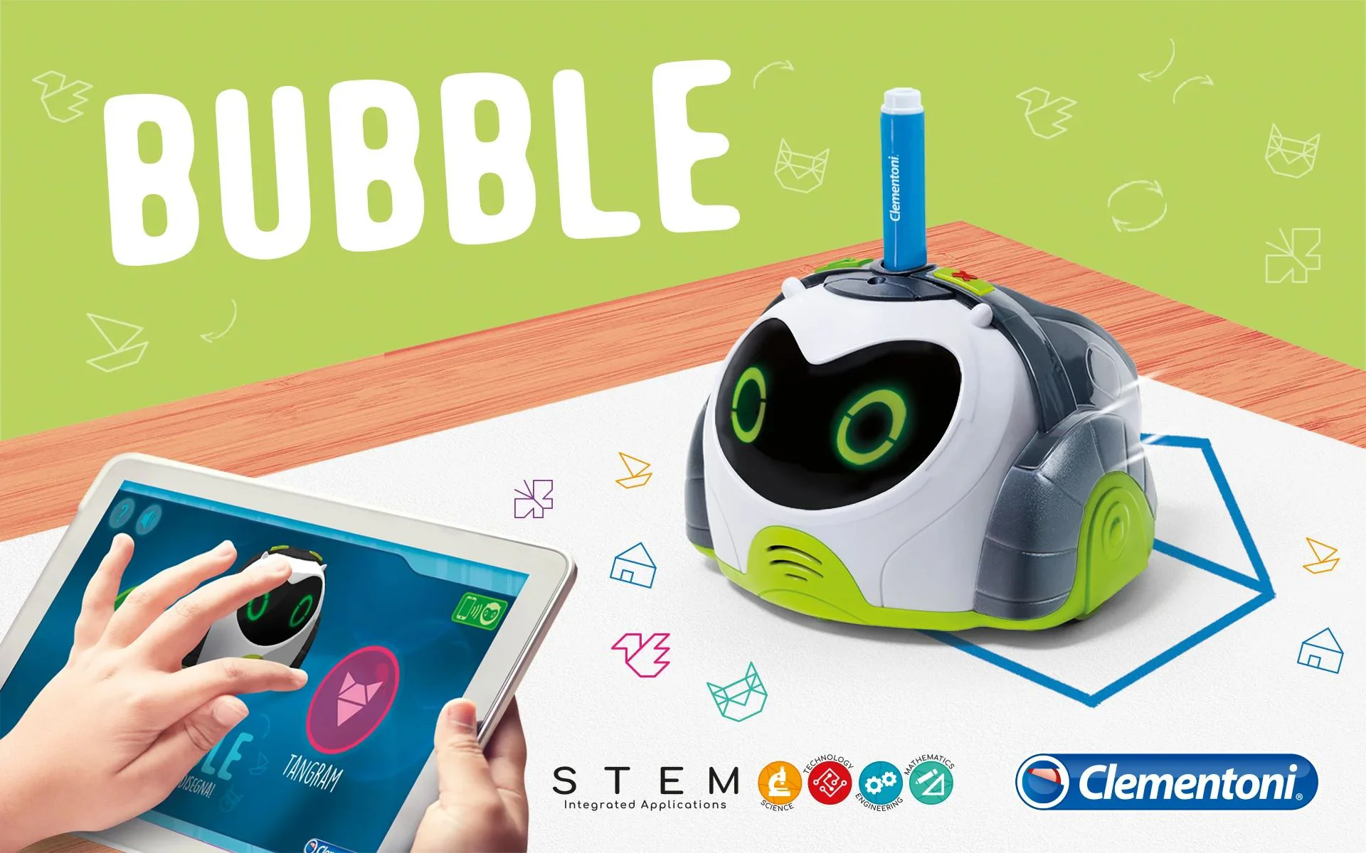 Robot interactiv programabil Clementoni Bubble