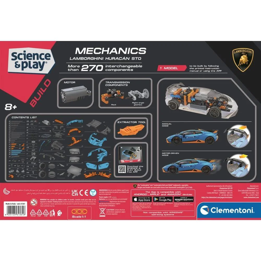 Kit de constructie Clementoni Lamborghini Huracan Sto