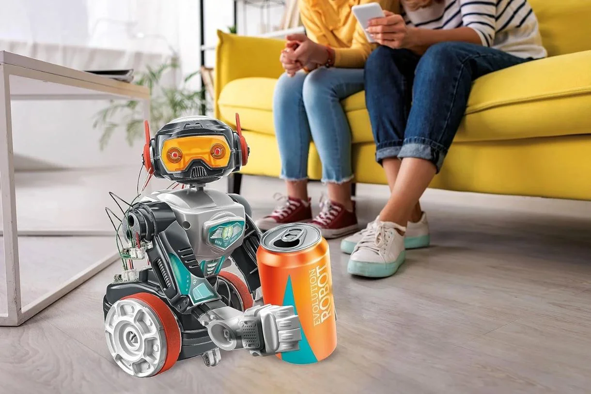 Kit de constructie Clementoni Robot Interactiv