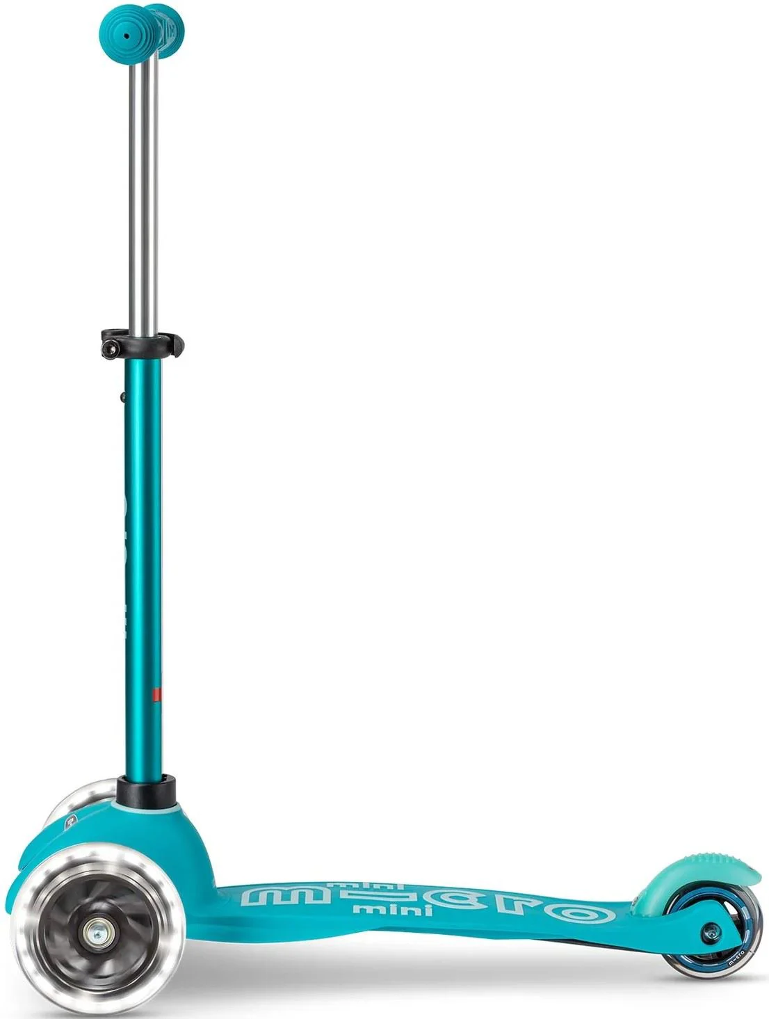 Самокат Micro Mini Deluxe LED Aqua