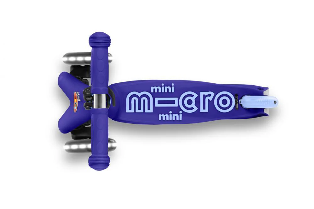 Самокат Micro Mini 3 в 1 Deluxe Plus LED Blue