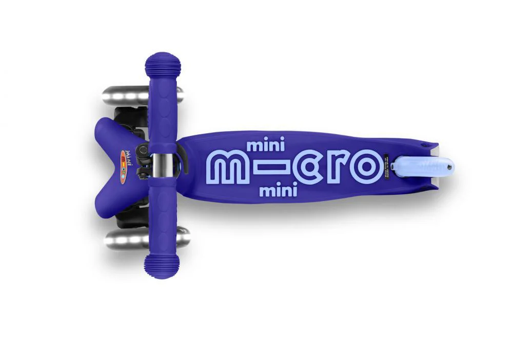Trotineta Micro Mini 3 in 1 Deluxe Plus LED Blue foto