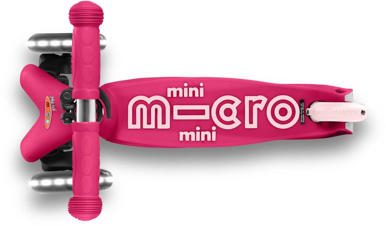 Самокат Micro Mini 3 в 1 Deluxe Plus LED Pink foto