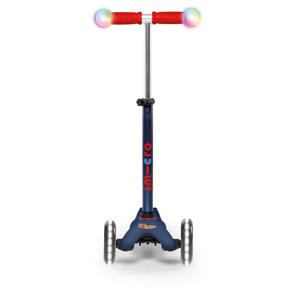 Самокат Micro Mini Deluxe Magic LED Navy Blue foto