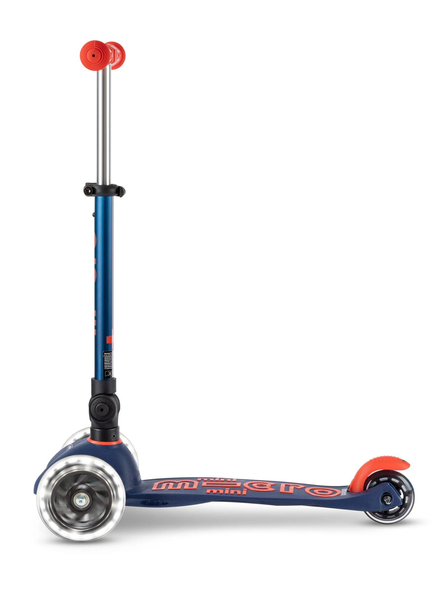 Trotineta pliabila Micro Mini Deluxe Foldable LED Navy Blue foto
