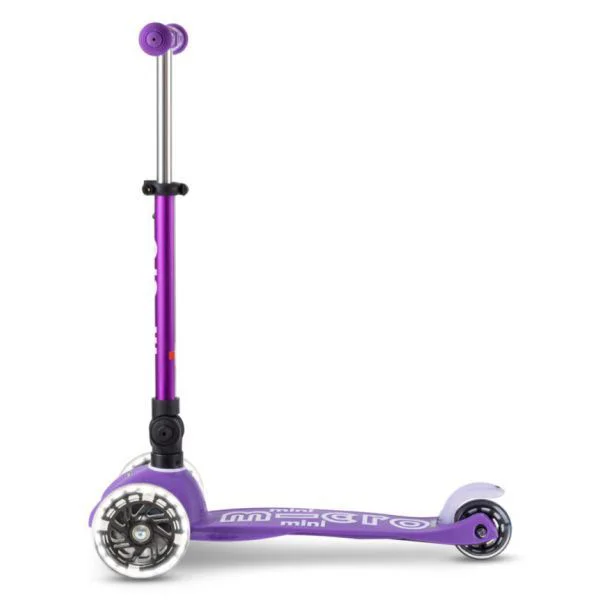 Trotineta pliabila Micro Mini Deluxe Foldable LED Purple foto